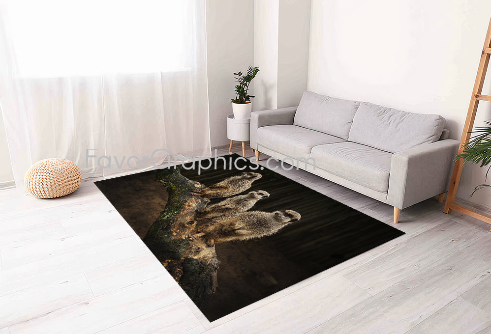 Meerkat Home Bedroom Decor Rug Carpet Mat