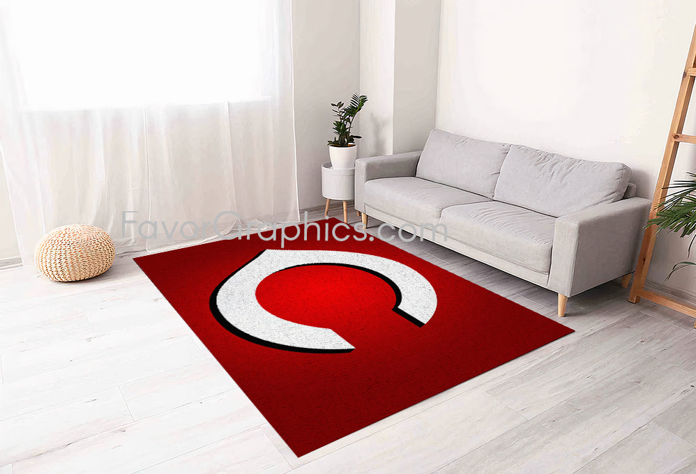 Cincinnati Reds Home Bedroom Decor Rug Carpet Mat