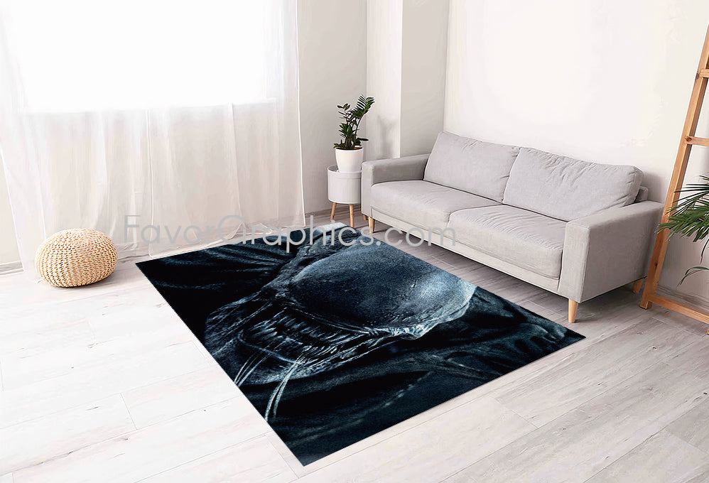 Xenomorph Home Bedroom Decor Rug Carpet Mat