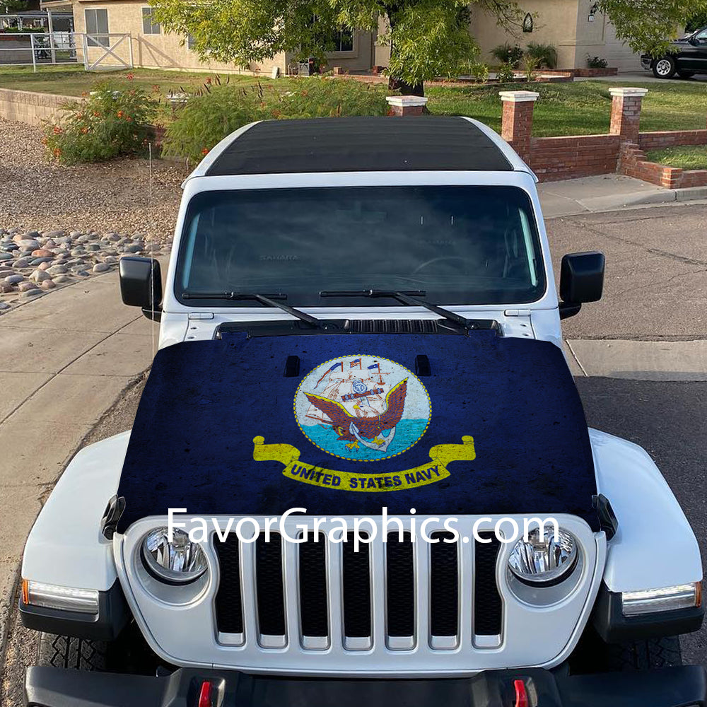 United States Navy Itasha Car Vinyl Hood Wrap Decal Sticker