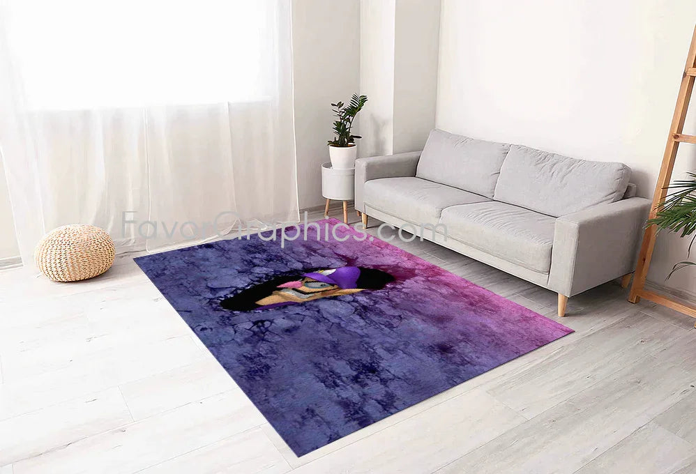 Waluigi Home Bedroom Decor Rug Carpet Mat