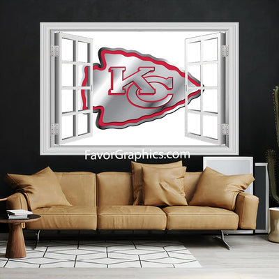 Kansas City Chiefs Vinyl Wall Art Decal Sticker Poster Print Mural