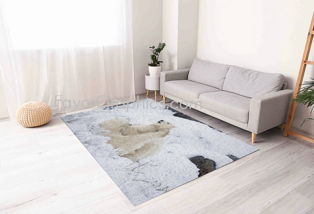 Polar Bear Home Bedroom Decor Rug Carpet Mat