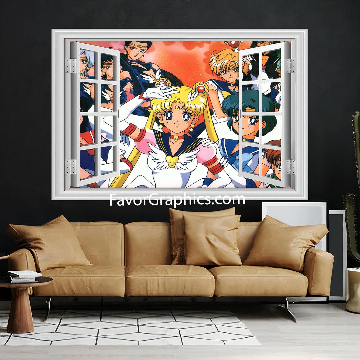 Sailor Moon Vinyl Wall Art Decal Sticker Poster Print Mural