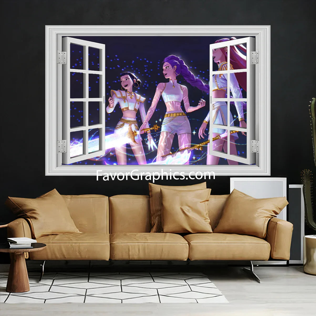 Huntrix HUNTR/X Kpop Demon Hunters Wall Art Poster Print Mural