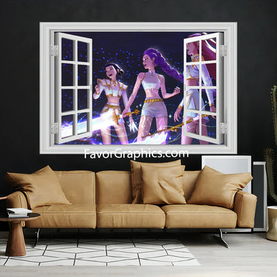 Huntrix HUNTR/X Kpop Demon Hunters Wall Art Poster Print Mural