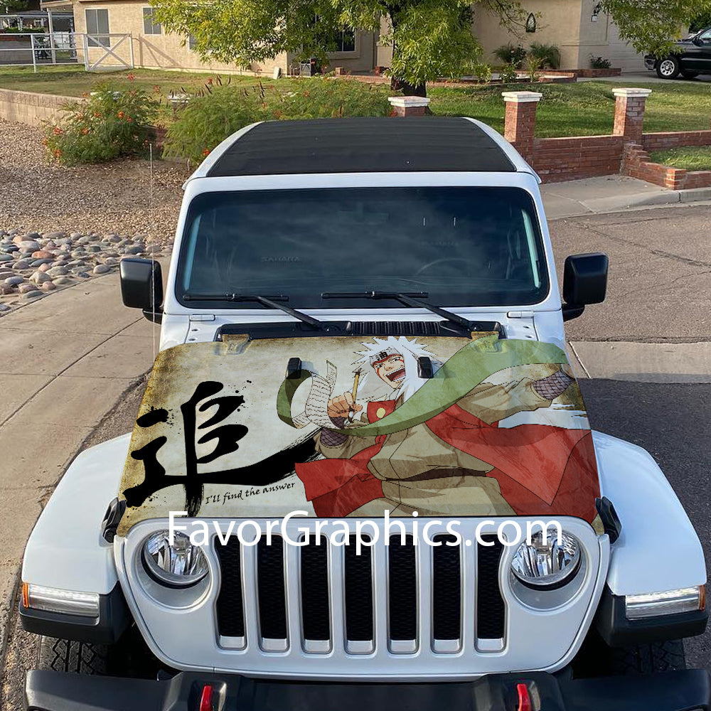 Jiraiya Itasha Car Vinyl Hood Wrap