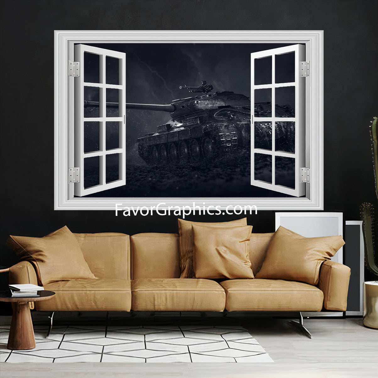 Tank Vinyl Wall Art Decal Sticker Poster Print Mural