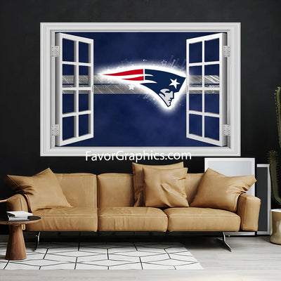 New England Patriots Vinyl Wall Art Decal Sticker Poster Print Mural