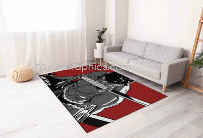 Roronoa Zoro Home Bedroom Decor Rug Carpet Mat