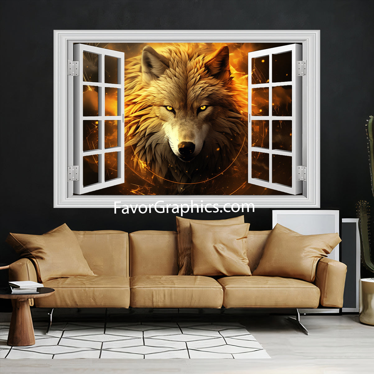 Wolf Vinyl Wall Art Decal Sticker Poster Print Mural