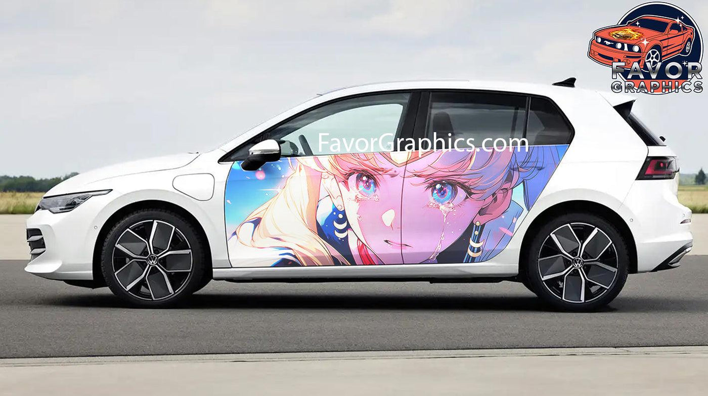 Sailor Moon Car Door Vinyl Wrap Decal Sticker