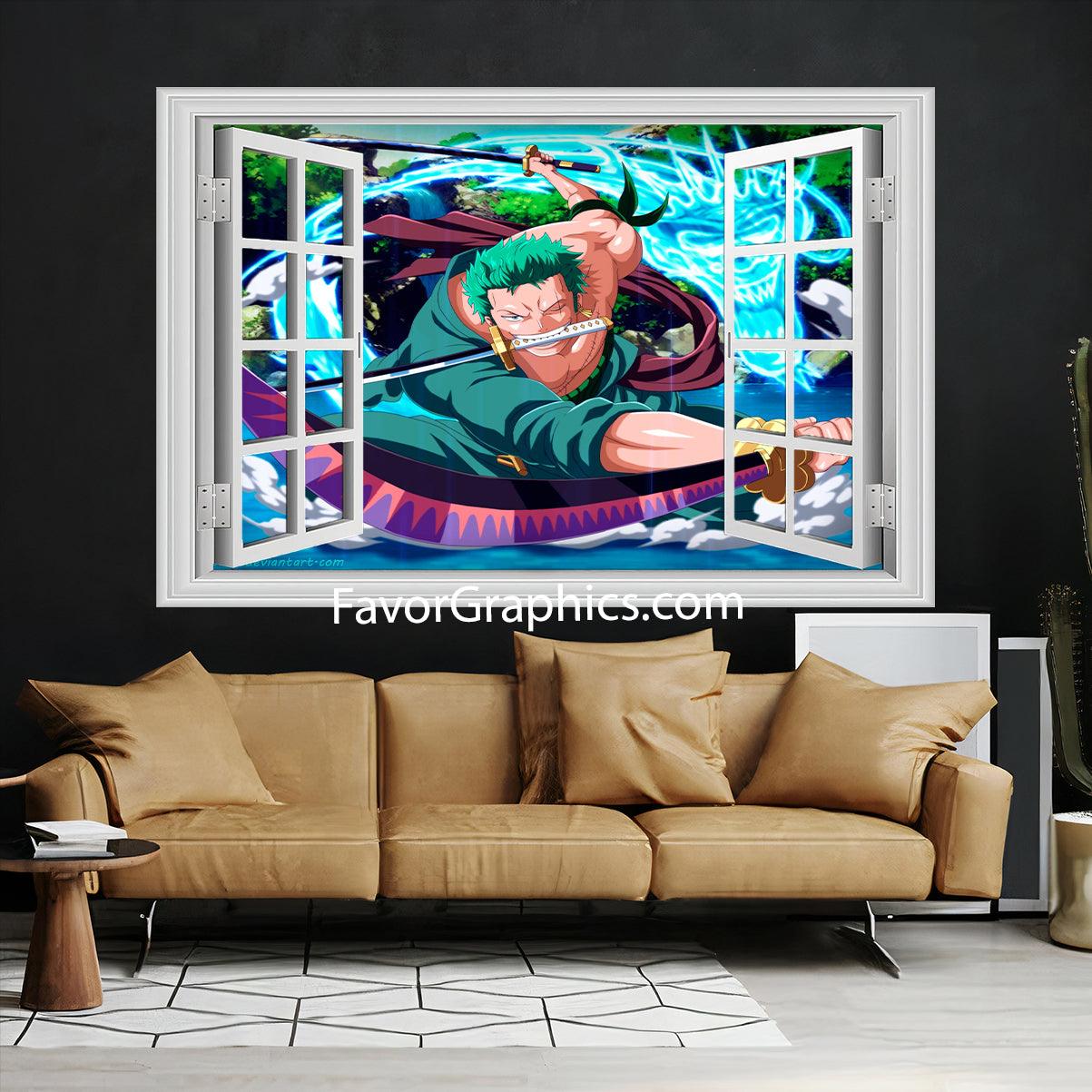 Roronoa Zoro Vinyl Wall Art Decal Sticker Poster Print Mural