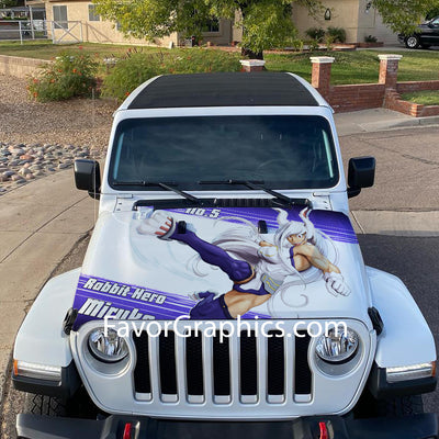 Mirko My Hero Academia Itasha Car Vinyl Hood Wrap