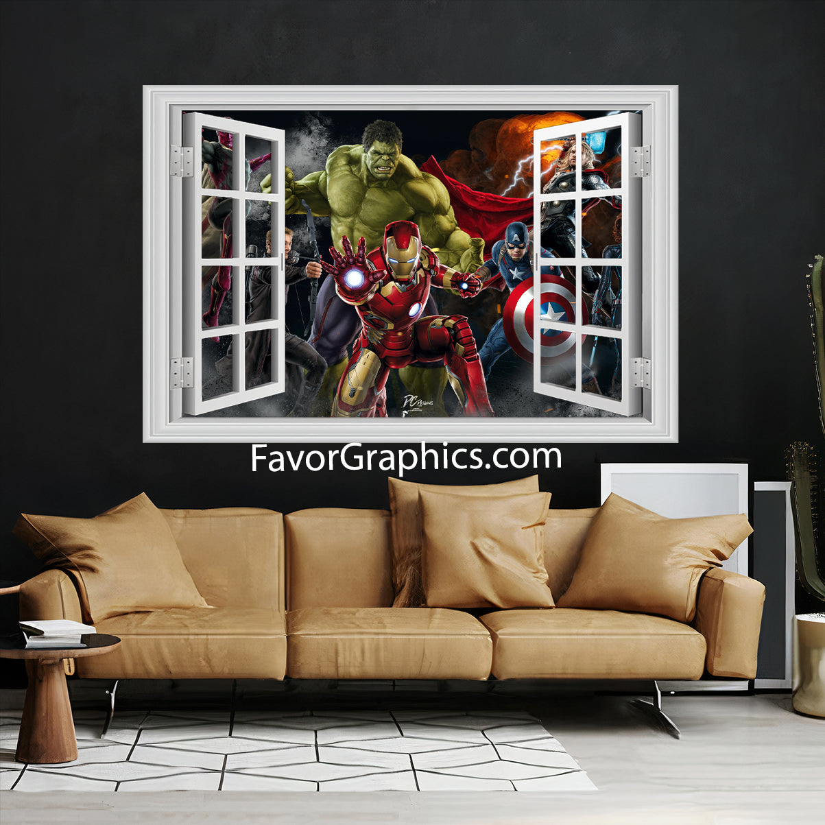 Superhero Avengers Vinyl Wall Art Decal Sticker Poster Print Mural