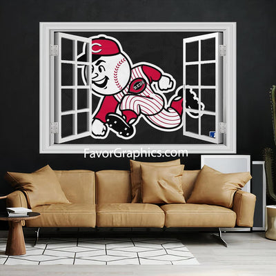 Cincinnati Reds Vinyl Wall Art Decal Sticker Poster Print Mural