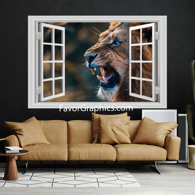 Lion  Vinyl Wall Art Decal Sticker Poster Print Mural