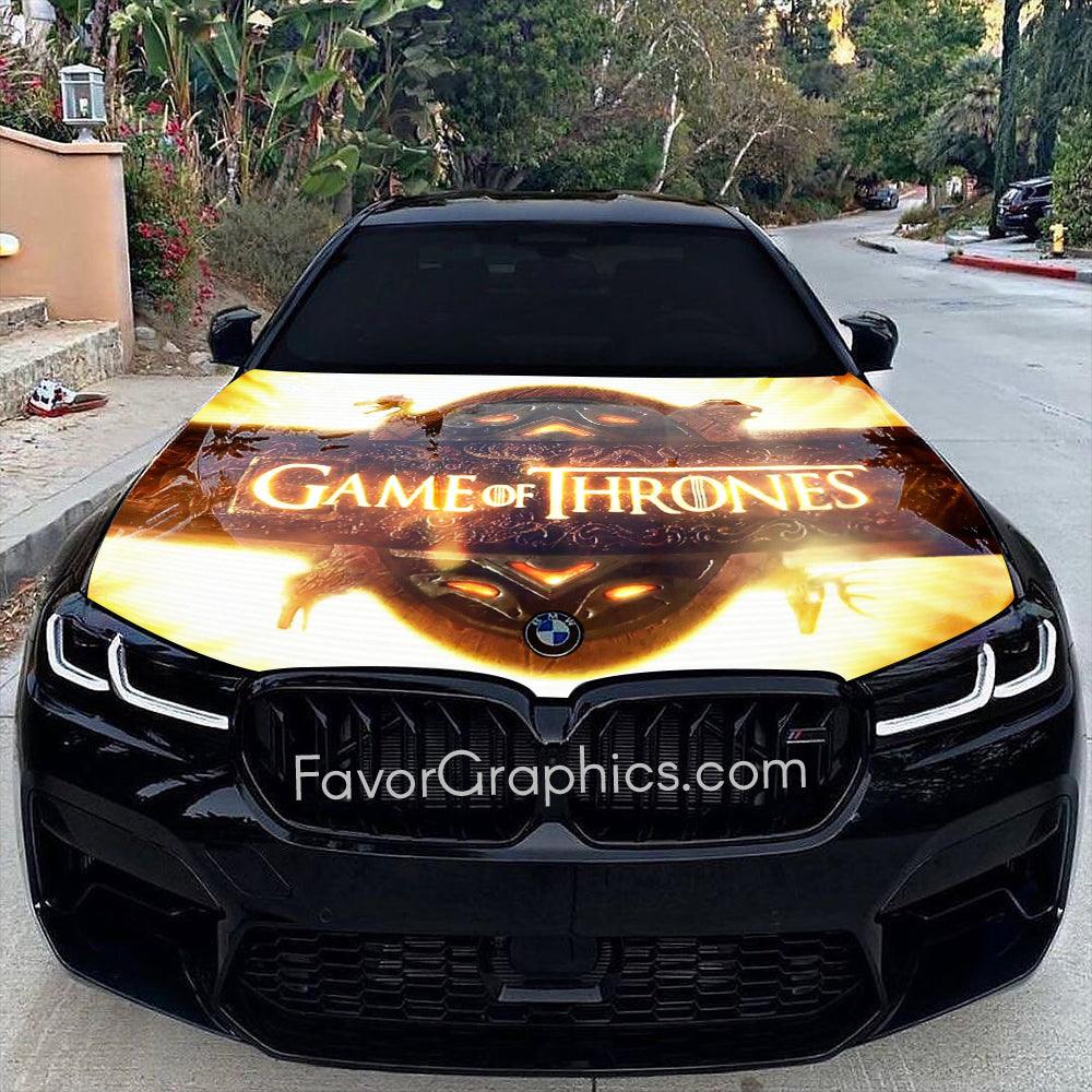 Game of Thrones Itasha Car Vinyl Hood Wrap Decal Sticker