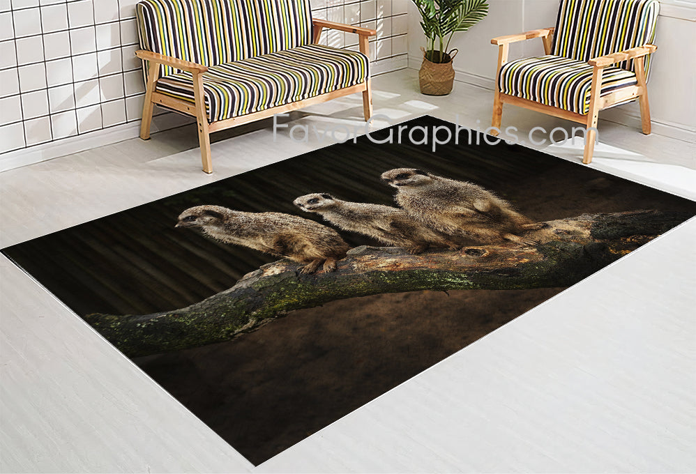 Meerkat Home Bedroom Decor Rug Carpet Mat