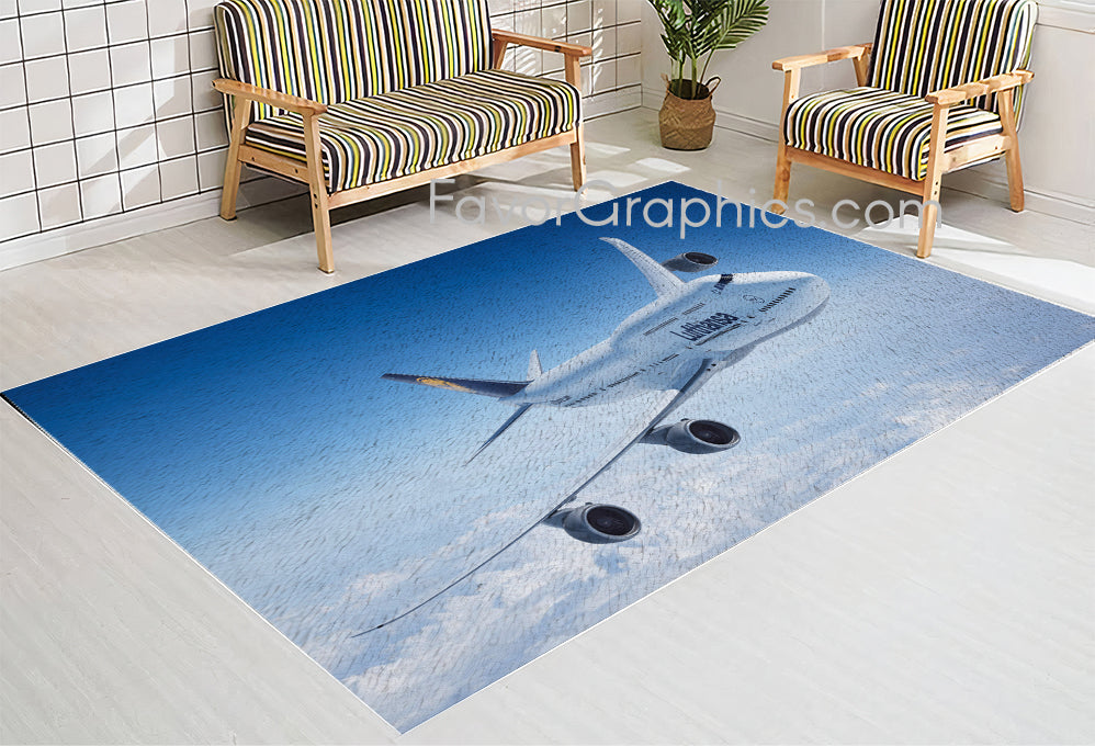 Boeing 747 Home Bedroom Decor Rug Carpet Mat