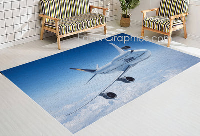 Boeing 747 Home Bedroom Decor Rug Carpet Mat