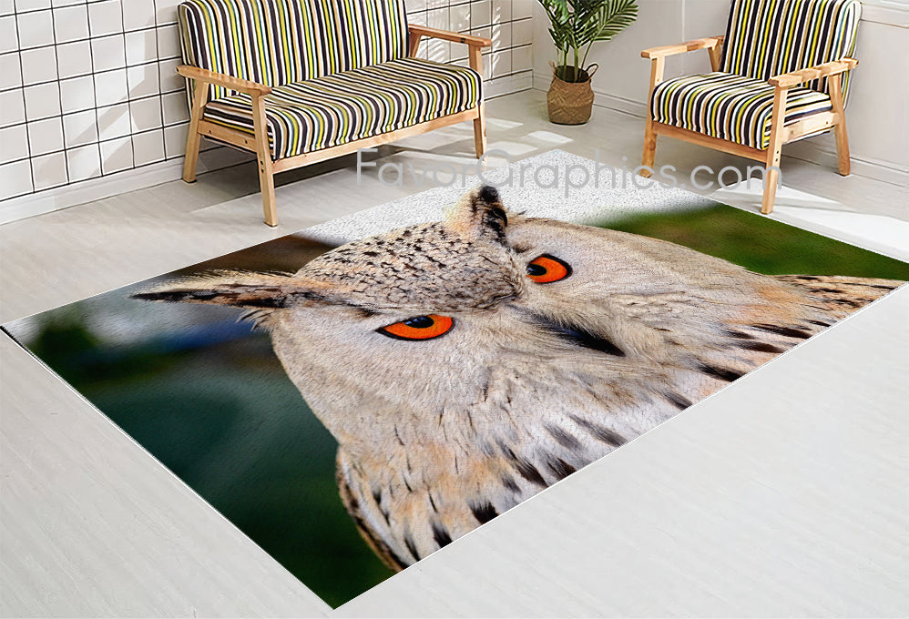 Owl Home Bedroom Decor Rug Carpet Mat