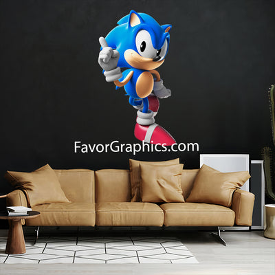 Sonic The Hedgehog Home Room Wall Vinyl Decal Sticker Mural Poster