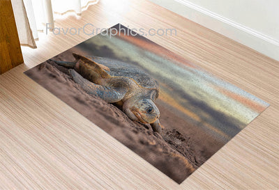 Sea Turtle Home Bedroom Decor Rug Carpet Mat