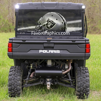 Las Vegas Raiders Rear Window Perforated Graphic Vinyl Decal Car Truck UTV