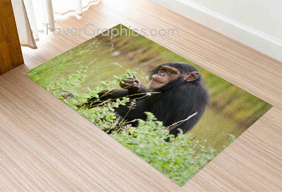 Chimpanzee Home Bedroom Decor Rug Carpet Mat