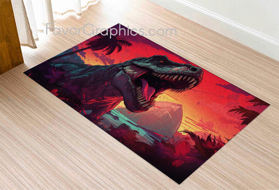 Dinosaur Home Bedroom Decor Rug Carpet Mat