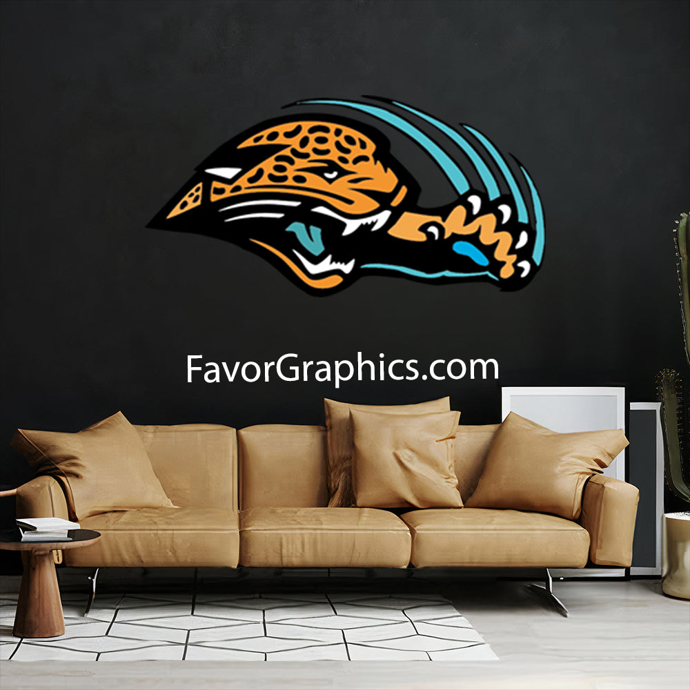 Jacksonville Jaguars Home Room Wall Vinyl Decal Sticker Mural Poster