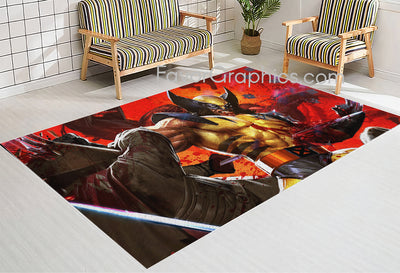 Wolverine Home Bedroom Decor Rug Carpet Mat