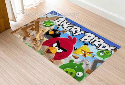 Angry Birds Home Bedroom Decor Rug Carpet Mat