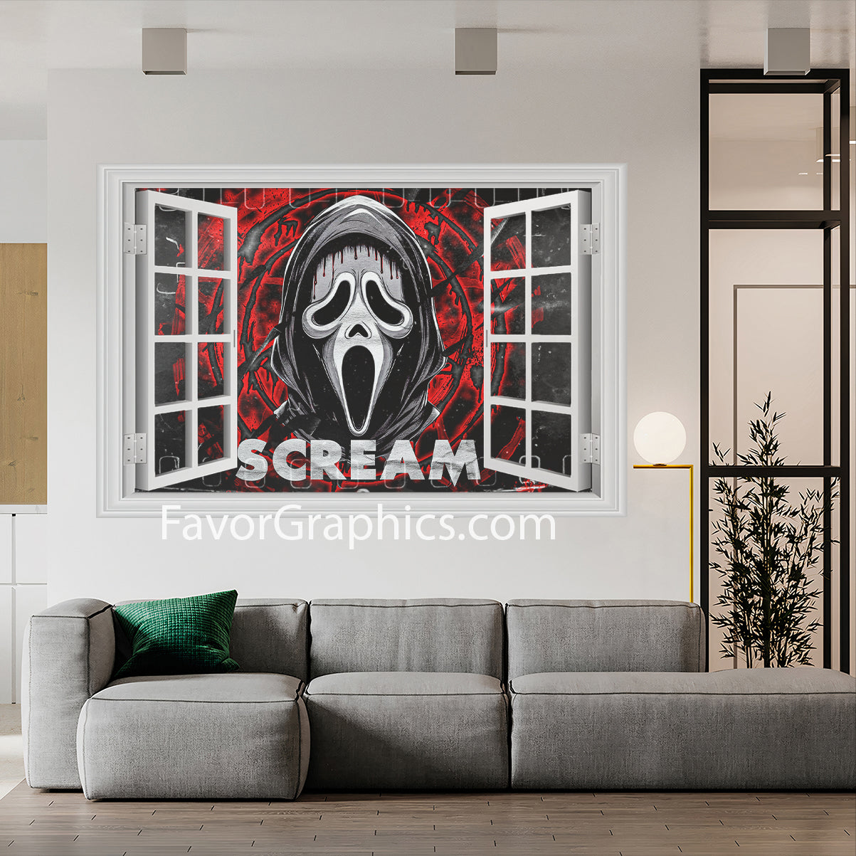 Scream Ghostface Vinyl Wall Art Decal Sticker Poster Print Mural