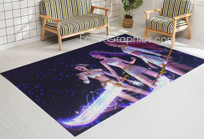 Huntrix HUNTR/X Kpop Demon Hunters Home Bedroom Decor Rug Carpet Mat