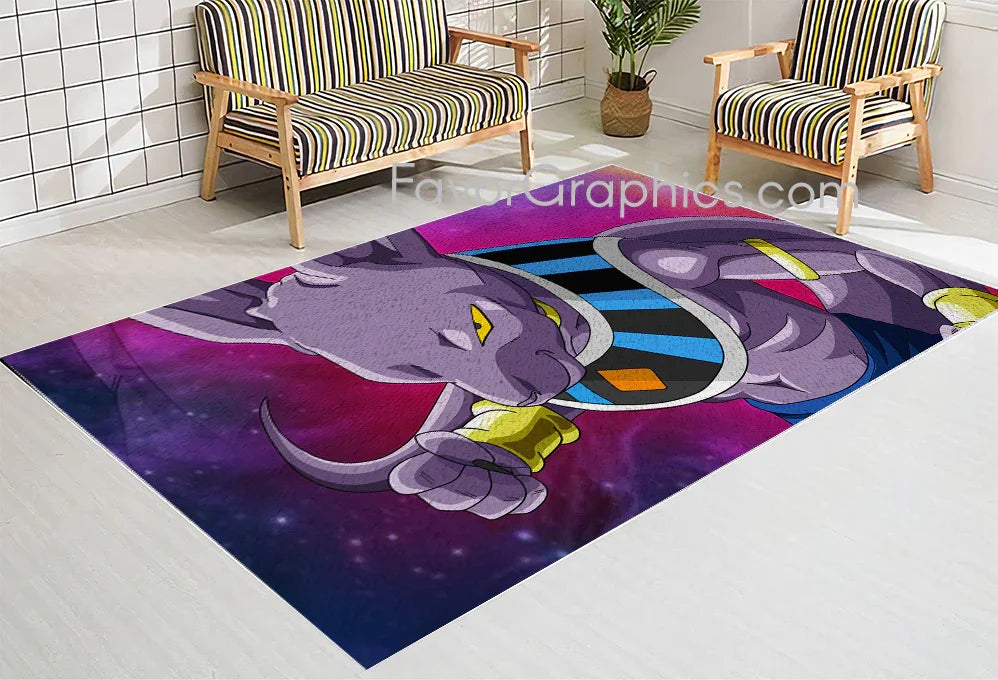 Beerus Dragon Ball Home Bedroom Decor Rug Carpet Mat