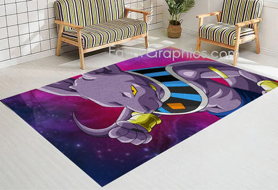Beerus Dragon Ball Home Bedroom Decor Rug Carpet Mat