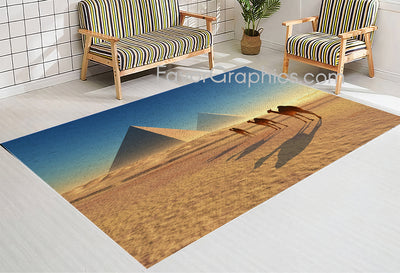 Pyramid Home Bedroom Decor Rug Carpet Mat