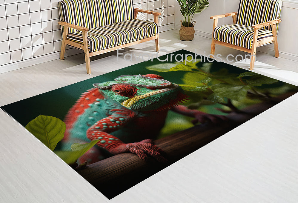 Chameleon Home Bedroom Decor Rug Carpet Mat