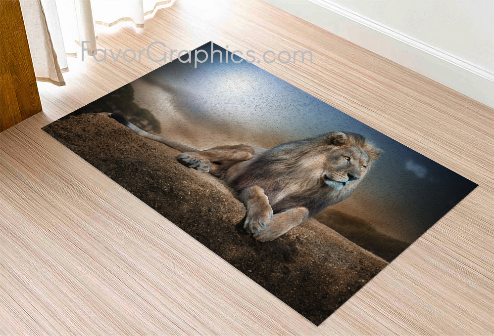 Lion Home Bedroom Decor Rug Carpet Mat