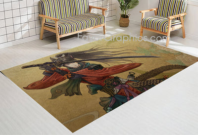 Samurai Home Bedroom Decor Rug Carpet Mat