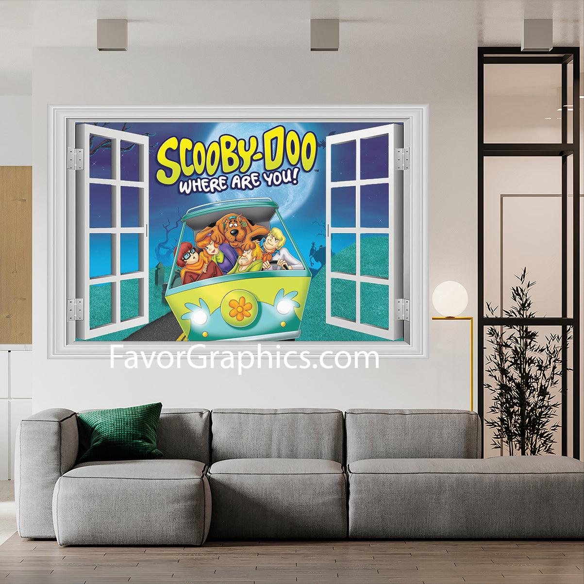 Scooby Doo Vinyl Wall Art Decal Sticker Poster Print Mural