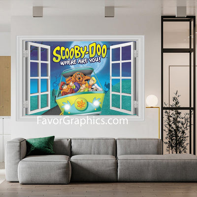 Scooby Doo Vinyl Wall Art Decal Sticker Poster Print Mural