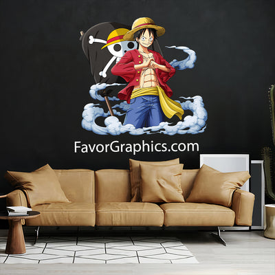 Monkey D. Luffy Home Room Wall Vinyl Decal Sticker Mural Poster