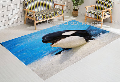 Orca Home Bedroom Decor Rug Carpet Mat