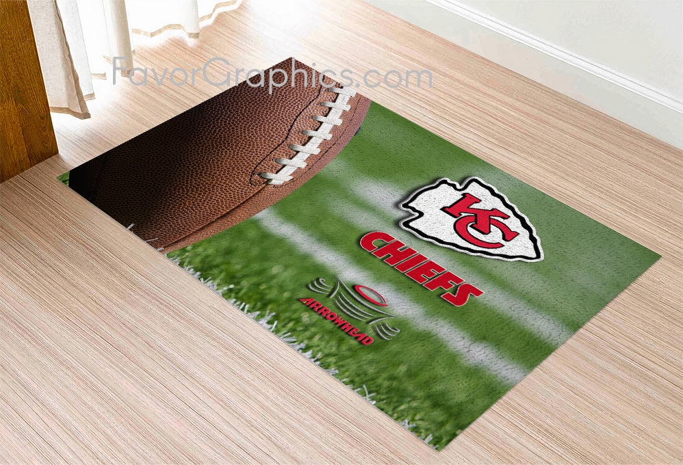 Kansas City Chiefs Home Bedroom Decor Rug Carpet Mat