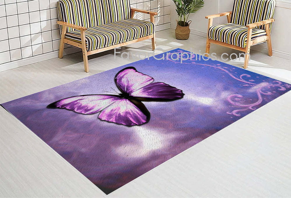 Butterfly Home Bedroom Decor Rug Carpet Mat