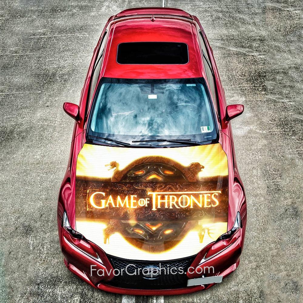 Game of Thrones Itasha Car Vinyl Hood Wrap Decal Sticker