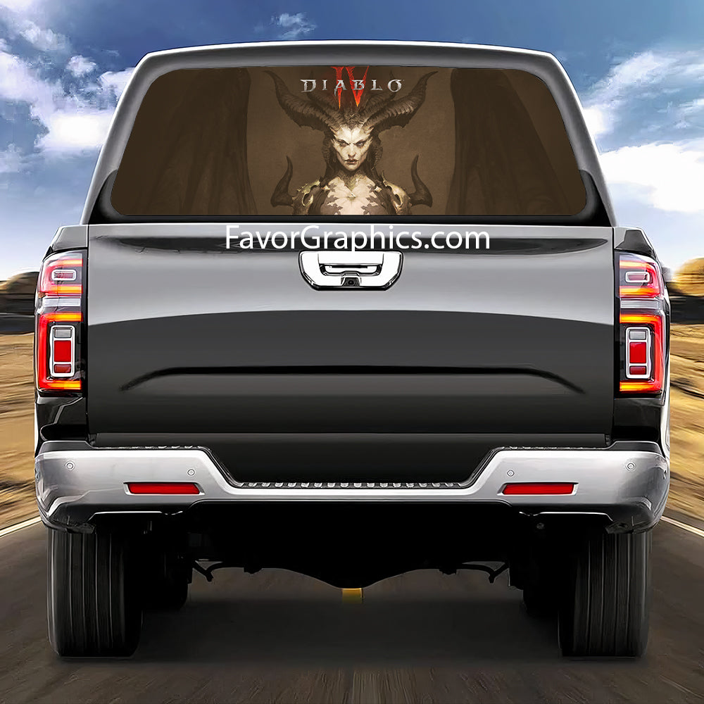 Lilith (Diablo) Rear Window Perforated Graphic Vinyl Decal Car Truck UTV